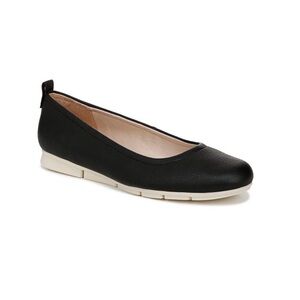Dr. Scholl's Black and Cream Ballet Flats